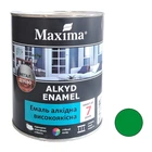 Эмаль алкидная ярко-зеленая Maxima 0,7 кг