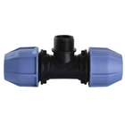 Тройник ПНД 25х1/2х25 наружная резьба Vsplast