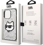 Панель Karl Lagerfeld Glitter Choupette Patch для Apple iPhone 14 Pro Max Silver (3666339099466) - зображення 3
