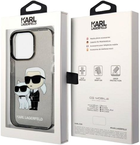 Панель Karl Lagerfeld Glitter Karl&Choupette для Apple iPhone 14 Pro Max Black (3666339087234) - зображення 3