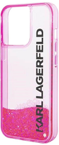 Панель Karl Lagerfeld Liquid Glitter Elong для Apple iPhone 14 Pro Max Pink (3666339091613) - зображення 1