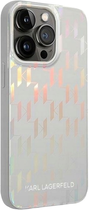 Панель Karl Lagerfeld Monogram Iridescent для Apple iPhone 14 Pro Max Silver (3666339093105) - зображення 1