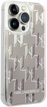 Панель Karl Lagerfeld Liquid Glitter Monogram для Apple iPhone 14 Pro Max Silver (3666339076306) - зображення 1