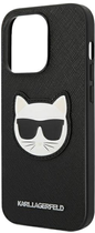 Панель Karl Lagerfeld Saffiano Choupette Head Patch для Apple iPhone 14 Pro Max Black (3666339076986) - зображення 4