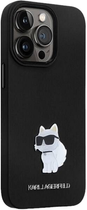 Панель Karl Lagerfeld Silicone C Metal Pin для Apple iPhone 14 Pro Max Black (3666339166342) - зображення 3