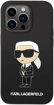 Etui Karl Lagerfeld Silicone Ikonik do Apple iPhone 14 Pro Max Black (3666339086596) - obraz 3