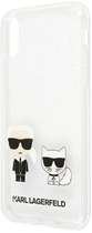 Etui Karl Lagerfeld Karl&Choupette do Apple iPhone X/Xs Transparent (3700740494189) - obraz 3