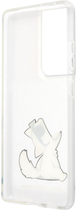 Etui Karl Lagerfeld Choupette Fun do Samsung Glalaxy S21 Ultra Transparent (3700740496954) - obraz 1