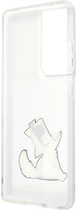 Панель Karl Lagerfeld Choupette Fun для Samsung Glalaxy S21 Ultra Transparent (3700740496954)