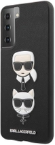 Etui Karl Lagerfeld Saffiano Ikonik Karl&Choupette Head do Samsung Glalaxy S21 Plus Black (3700740496732) - obraz 2