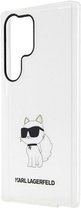 Панель Karl Lagerfeld Ikonik Choupette для Samsung Galaxy S23 Ultra Transparent (3666339117726) - зображення 3