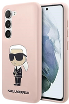 Панель Karl Lagerfeld Silicone Ikonik для Samsung Galaxy S23 Plus Pink (3666339117627) - зображення 1