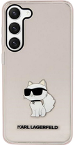 Панель Karl Lagerfeld Ikonik Choupette для Samsung Galaxy S23 Pink (3666339117733) - зображення 1