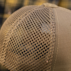 M-Tac бейсболка с липучкой и сеткой Flex рип-стоп Coyote Brown S/M - изображение 14