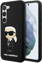 Панель Karl Lagerfeld Silicone Ikonik для Samsung Galaxy S23 Black (3666339114633) - зображення 1