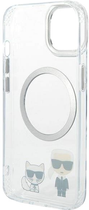 Etui Karl Lagerfeld Karl&Choupette Aluminium Magsafe do Apple iPhone 14 Plus Transparent (3666339077761) - obraz 3