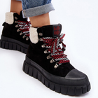 Жіночі зимові черевики високі Ralotta 38 Чорні (5905677013832) - зображення 6