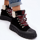 Жіночі зимові черевики високі Ralotta 40 Чорні (5905677013856) - зображення 6