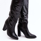 Жіночі чоботи Delul 41 Чорні (5905677993899) - зображення 1