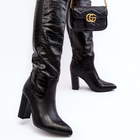 Жіночі чоботи Delul 40 Чорні (5905677993882) - зображення 3