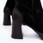 Жіночі чоботи Lemar Ceraxa 37 Чорні (5905677992113) - зображення 8