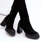 Жіночі чоботи Lemar Ceraxa 40 Чорні (5905677992144) - зображення 6
