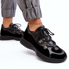 Sneakersy damskie na platformie do kostki Zazoo M01/2 38 Czarne (5905677958287) - obraz 3