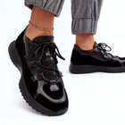 Sneakersy damskie na platformie do kostki Zazoo M01/2 40 Czarne (5905677958263) - obraz 6