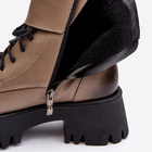 Жіночі черевики високі Lemar Anceria 37 Бежеві (5905677962468) - зображення 8