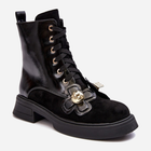 Жіночі зимові черевики високі S.Barski D&A MR870-76 37 Чорні (5905677950205) - зображення 2
