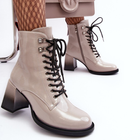 Жіночі зимові черевики високі S.Barski D&A MR870-06 36 Світло-сірі (5905677949636) - зображення 8