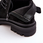 Жіночі черевики низькі Apolosi 38 Чорні (5905677943672) - зображення 7