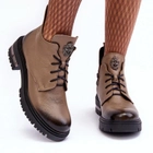 Жіночі черевики низькі Lemar Charline 38 Бежеві (5905677929447) - зображення 6