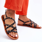 Жіночі сандалі Alemona 38 Чорні (5905677638370) - зображення 1