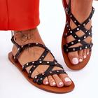 Жіночі сандалі Alemona 41 Чорні (5905677638400) - зображення 4