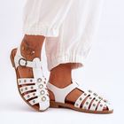 Жіночі сандалі Ascot 37 Білі (5905677421675) - зображення 5