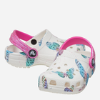 Crocsy dziecięce dla dziewczynki Crocs Classic Butterfly Clog T 208300-94S-121 27 Biały/Wielokolorowy (196265236558) - obraz 3