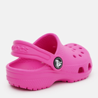 Дитячі крокси для дівчинки Crocs Classic Clog T 206990-6UB-C9 25-26 Рожеві (196265216109) - зображення 4