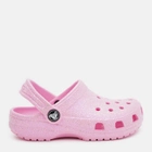 Дитячі крокси для дівчинки Crocs Classic Glitter Clog K 206993-6S0-C13 30-31 Рожеві (196265217137) - зображення 1