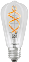 Світлодіодна лампа Ledvance smart+ Wi-Fi Filament ST64 RGBW 4.5W E27 Dim (4058075609914) - зображення 2