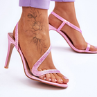 Sandały damskie na szpilce Colima 39 Różowe (5905677111170) - obraz 4