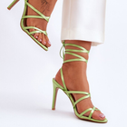 Sandały damskie wiązane Meya 37 Zielone (5905677108521) - obraz 2