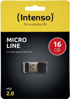 Pendrive Intenso Micro Line 16GB USB 2.0 Black (4034303013715) - obraz 4