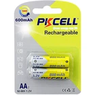 Батарейки для гирлянды и пульта AA PKCELL 600mAh 1.2В Ni-MH 2шт (AA600-2B)