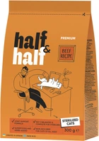 Сухий корм для кішок Half&Half для стерилізованих з яловичиною