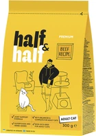 Сухой корм для кошек Half&Half с говядиной