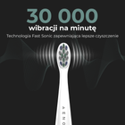 Електрична зубна щітка AENO DB8, 30000 обертів за хвилину, біла, 3 насадки - зображення 8