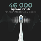 Електрична зубна щітка AENO DB1S SMART, 46000 обертів за хвилину, біла, 3 насадки - зображення 9