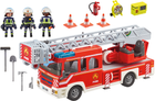 Zestaw do gry Playmobil City Action Wóz strażacki z drabiną (4008789094636) - obraz 2