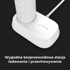 Szczoteczka soniczna AENO DB5, 46000 obrotów/minuta, ładowanie bezprzewodowe, biała, 2 końcówki - obraz 13